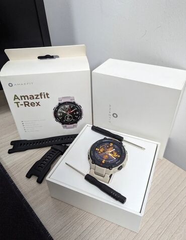 часы с логотипом: Продается Amazfit T-Rex в полном комплекте в нерабочем состоянии