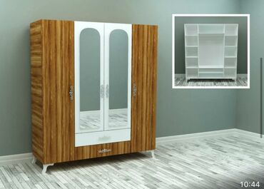 Dolablar: Yeni, Açılan, 4 qapılı Düz dolab, Qarderob, paltar dolabı, Azərbaycan — 2