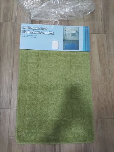 gumeni tepisi za kucu: Bath rugs, Rectangle, color - Green