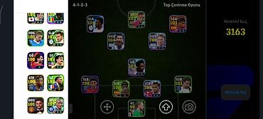 ps4 alıram: EFootball mobil oyunu üçün hesab/squad - Oyun: eFootball (mobil) - — 3