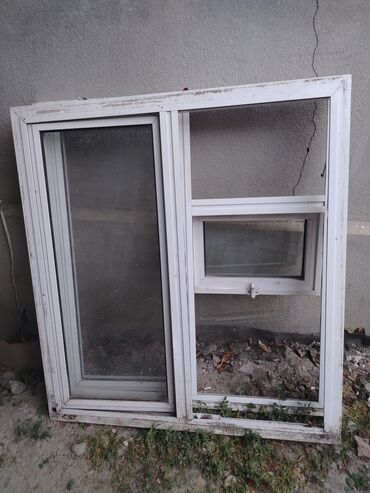 Dam örtükləri: İşlənmiş Tək qat şüşə paketi Plastik pəncərə, Еni: 110 sm, Uzunluğu: 120 sm, Pulsuz quraşdırma