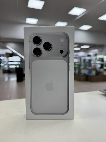 simкарты корпоратив: IPhone 17 Pro, Жаңы, 256 ГБ, Matte Silver