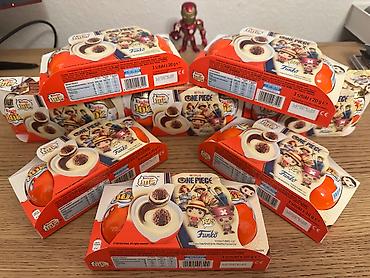 Oyuncaq fiqurlar: 🍫🎁 KINDER JOY × ONE PIECE 🍫🏴‍☠️ 🔥 3 Kinder Joy, 3 FƏRQLİ One Piece — 1