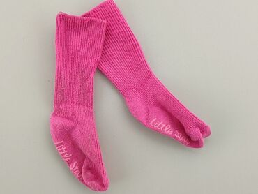 różowa bielizna koronkowa: Knee-socks, 16–18, condition - Good