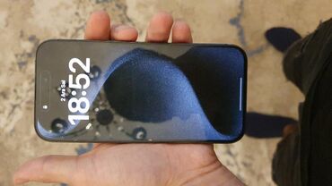 Apple iPhone: IPhone 15 Pro, 256 GB, Blue Titanium, Face ID, Simsiz şarj, Sənədlərlə — 1