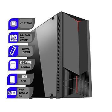 pc case: Компьютер, ядер - 8, ОЗУ 16 ГБ, Игровой, Б/у, Intel Core i7, NVIDIA GeForce GTX 1060, HDD + SSD — 1