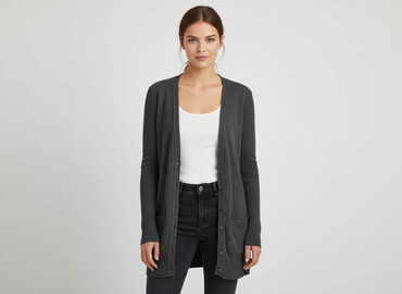kardigan szary zara: New Look, Kardigan damski, rozmiar L