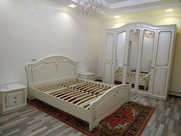 детская кровать переноска: Спальный гарнитур, Двуспальная кровать, цвет - Белый