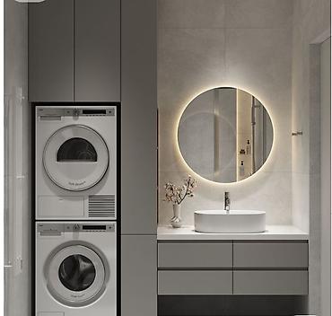 Керамогранит: Ремонт квартиры современный интерьер и дизайн под ключ — 30