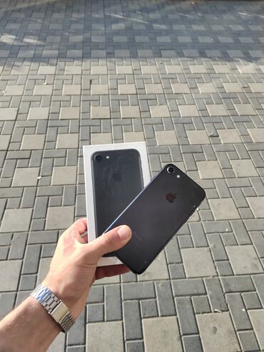 apple чехол: IPhone 7, 32 ГБ, Черный, Отпечаток пальца