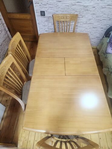 metbex ucun cilciraqlar: Mətbəx üçün, İşlənmiş, Açılan, Dördbucaq masa, 4 stul