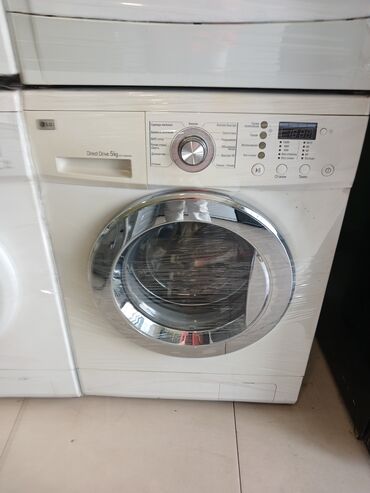 qabyuyan masinlar: Paltaryuyan maşın LG, 5 kq, İşlənmiş, Avtomat, Qurutma var, Kredit yoxdur, Ünvandan götürmə, Pulsuz çatdırılma, Ödənişli çatdırılma