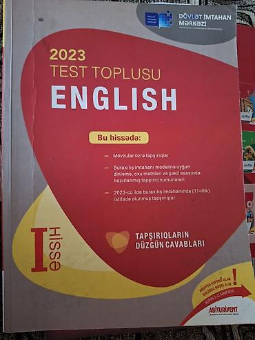 Testlər: İngilis dili Testlər 11-ci sinif, DİM, 1-ci hissə, 2023 il — 1