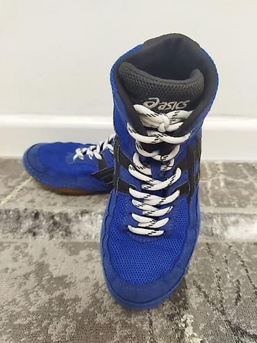 красовки asics: Борцовки ASICS J902Y (борцовки/рестлинг) - Цвет: синий с — 3