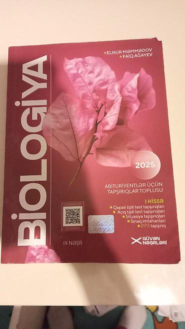 Biologiya fənni üzrə abituriyentlər üçün tapşırıqlar toplusu – 2025, I — 1