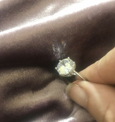 Кольца: Кольцо Tiffany с бриллиантом 5ct муассанит Шикарнoе коктейльнoе
