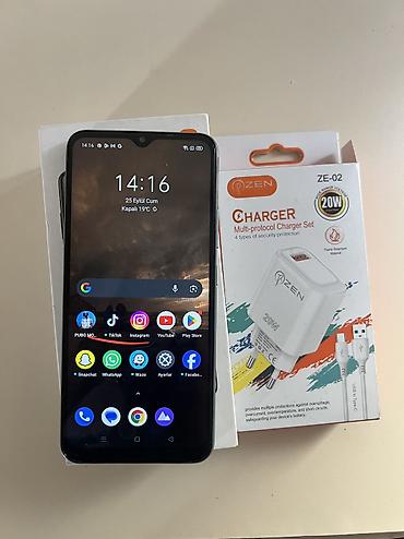 Мобильные телефоны и аксессуары: Realme C11 (2021), 32 ГБ, цвет - Зеленый, Сенсорный — 2