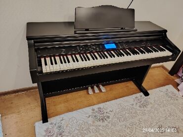 piano al: Elektron fortepiano satilir iki kalonkasi,3 pedalli,yandan yandirib
