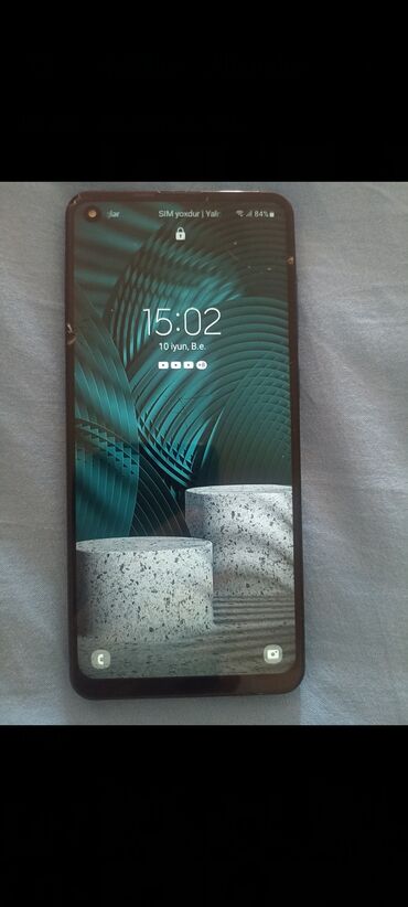 samsunq s7: Samsung Galaxy A21S, 32 ГБ, цвет - Синий, Сенсорный, Отпечаток пальца, Беспроводная зарядка