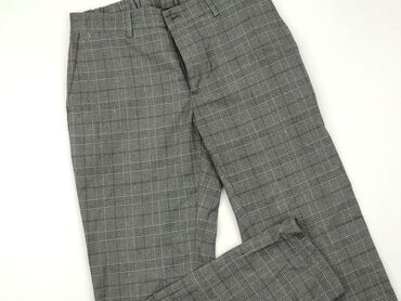spódnice w kratę stradivarius: Material trousers, Reserved, L (EU 40), condition - Good