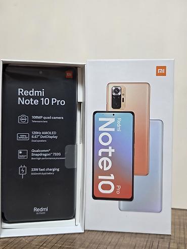 redmi note 10 pro irşad: Redmi Note 10 Pro, 128 GB, rəng - Qara, Sənədlərlə — 2