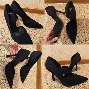 zara prsluk sa dva lica: Tuflilər, Zara, Ölçü: 39, rəng - Qara, İşlənmiş