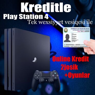 satılık ps4: Kreditle!Kreditle!Kreditle! Tek wexsiyyet vesiqesi ile online kredit