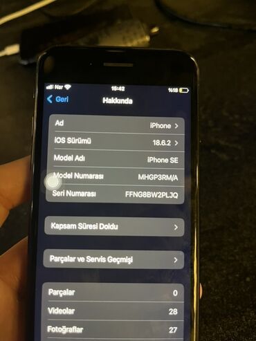 Audio: IPhone SE 2020, 64 GB, Qara, Barmaq izi
