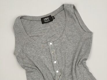 koszulka z prazkowanej dzianiny: SIMPLE, Women`s top, size XS (EU 34)
