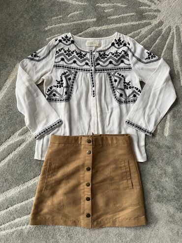 prodaja zenskih kompleta: Zara košulja vel 8
Suknja prodata