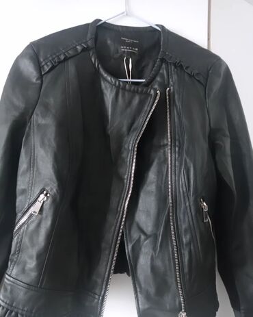 секонд хенд кожаные куртки: Кожаная куртка, Кожзам, S (EU 36)