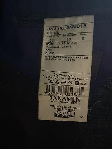 Kişi geyimləri: Jakamen kişi gödəkçəsi – Classic Fit - Naxış: boz tonlarda xırda xallı — 9
