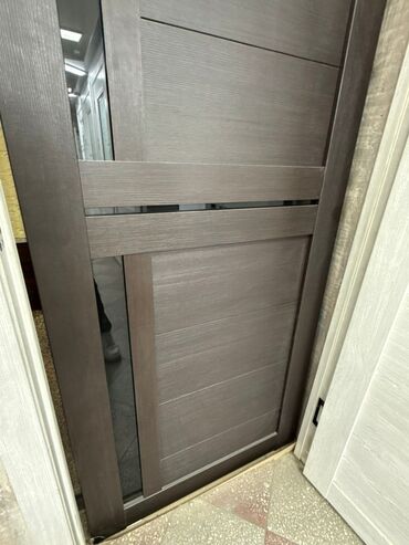 двери на шкаф купе: Ички эшик айнек менен, түсү - Боз