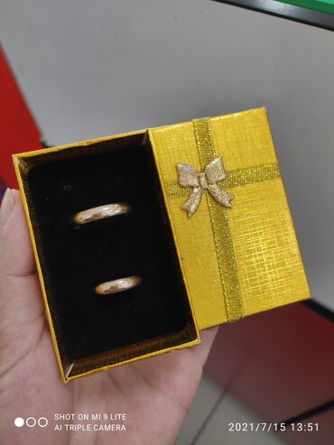 кольцо из бисера: Серебряные Обручальное кольцо Серебро покрыто золотом пробы 925