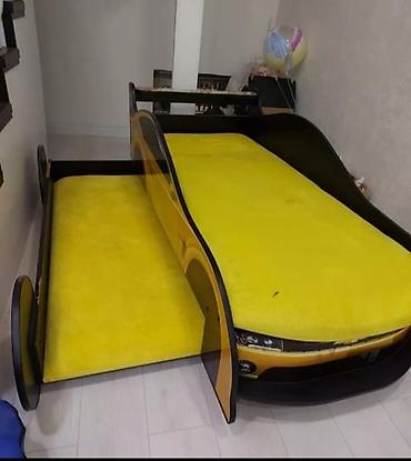 bunk bed: Детская односпальная кровать, Б/у, Для девочки, Для мальчика, С бортиком, МДФ, Самовывоз, Платная доставка — 2
