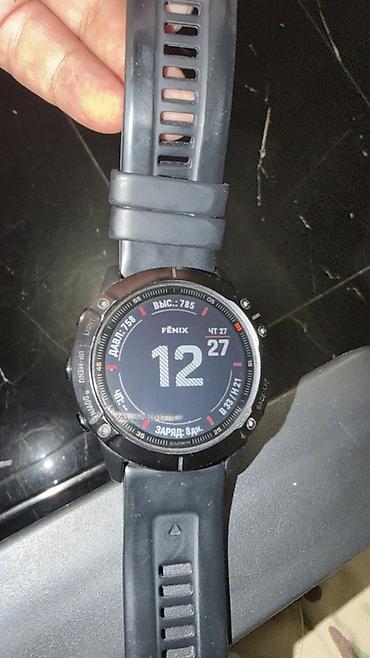 Акылдуу сааттар: Спортивные часы Garmin Fenix (серия Fenix 5X) - Корпус из нержавеющей — 1