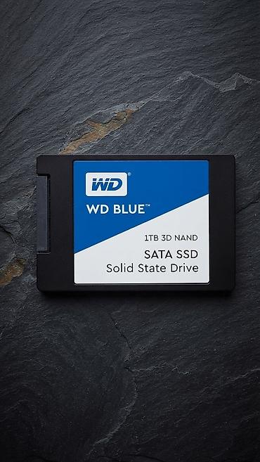 portable ssd 256gb: WD Blue 1TB 3D NAND SATA SSD - Yaddaş həcmi: 1 TB - Növdür: SSD — 1