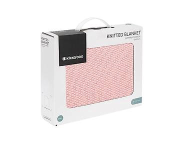 postamenti: KikkaBoo Pleteno baby ćebence 75x100 – Dream Big Pink - Mekano, nežno — 3