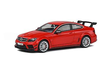 cena gitare: 🔴 Mercedes-Benz C63 AMG Black Series – Fire Opal Red – 2012 – 1:43 — 1
