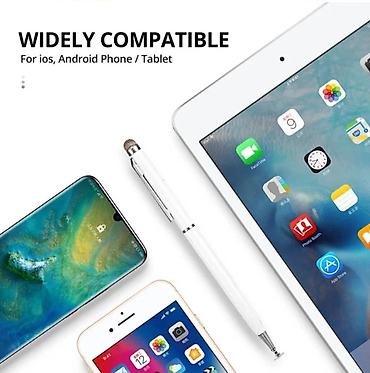 Elektronika: Qırmızı, qara ağ və boz rənglərdə olan bu universal stylus qələmləri — 8