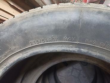 r17 honda: Комплект автомобильных шин (4 шт.) - Размер: 215/55 R17 - Индекс — 3