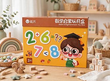 счеты для детей: Набор для раннего знакомства с математикой “Math Enlightenment Toy — 1