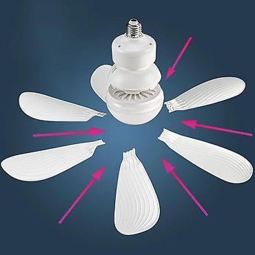 tavan sərinkeş: Patrona bağlanan Pultlu Tavan sərinkeşi + LED Lampa (40W) 52sm . ❄️ — 10