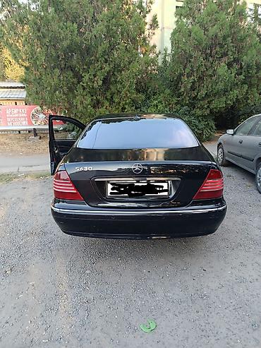 Продажа авто: Mercedes-Benz S-Class: 2000 г., 4.3 л, Автомат, Газ, Седан — 5