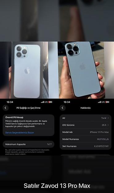 ekran kartı 3060: IPhone 13 Pro Max, 128 GB, Sierra Blue, Simsiz şarj — 5