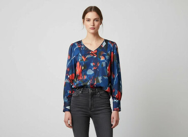 bluzki wizytowe plus size: More & More, Women's blouse, size S
