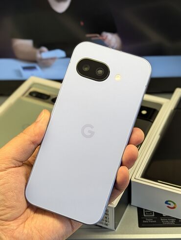 игровые телефоны недорого в бишкеке: Google Pixel 9a, Б/у, 128 ГБ, цвет - Фиолетовый, В рассрочку, 1 SIM, eSIM