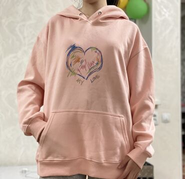 Толстовки, худи: Худи, На флисе, Оверсайз, Китай, Новый, Все размеры — 8