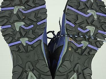 trekingowe: Damskie buty trekkingowe/mid hiking – kolor fioletowo‑czarny z szarymi — 4