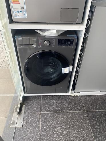 maşın diaqnostikası: LG ThinQ önyükləməli paltaryuyan maşın - Yük həcmi: 7 kq - Rəng: tünd — 1
